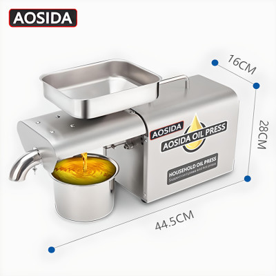 Máy ép dầu thực vật nóng và lạnh thương hiệu cao cấp AOSIDA 888A - Công suất cực đại: 1000W - Hàng Nhập Khẩu