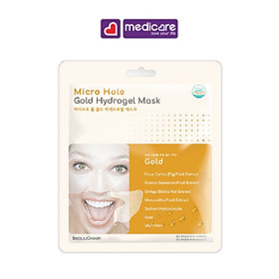 Mặt nạ BeauuGreen hydrogel dưỡng ẩm làm sáng da 28g