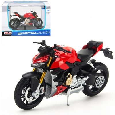 Đồ Chơi Mô Hình Xe Mô Tô Tỉ Lệ 1:18 Ducati Super Naked V4 S - Maisto 20075/MT39300