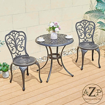 Bộ Bàn Ghế Sân Vườn Ngoài Trời Outdoor Ban Công (100% Nhôm Đúc) Hàng Nhập Khẩu 100%.