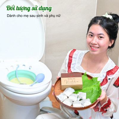 Bộ thảo mộc xông hơi cơ bản Wonmom ( 1 Hộp xông cửa mình + 2 Hộp xông tắm sau sinh loại 6 túi/hộp )