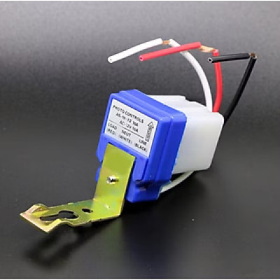 BỘ CẢM BIẾN ÁNH SÁNG TỰ ĐỘNG BẬT TẮT ĐÈN ĐIỆN 220V -12V -24V ĐÈN ĐƯỜNG ĐÈN XE MÁY ÔTÔ