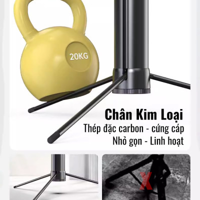 Gậy quay video MP19s thông minh,chụp ảnh, livestream, kim loại bền bỉ, gimbal 360 dõi theo, nâng cấp, hàng chính hãng