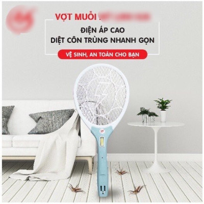  Vợt diệt muỗi cao cấp , tay cầm chống trượt , chống giật , 3 lớp lưới , hiệu suất cao ,  tiết kiệm điện  , an toàn và tiện lợi 
