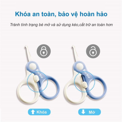 Kéo Cắt Móng Tay An Toàn Cho Bé Ku.Ku Duckbill - Từ 0 Tháng Tuổi