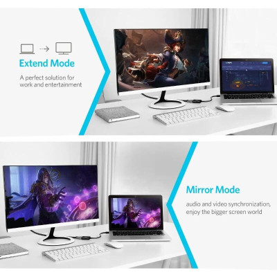 Ugreen UG40360MD112TK 25CM màu Đen Cáp chuyển đổi Mini DP sang HDMI hỗ trợ phân giải 4K x 2K - HÀNG CHÍNH HÃNG