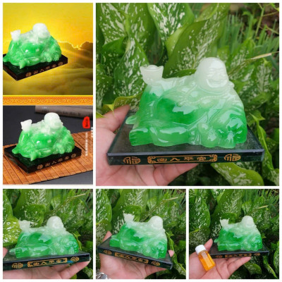 Tượng Di Lặc Phong Thủy Để Bàn Làm Việc, Gắn Ô Tô – Có Hộc Đựng Nước Hoa Sang Trọng , Mang Lại May Mắn & Bình An