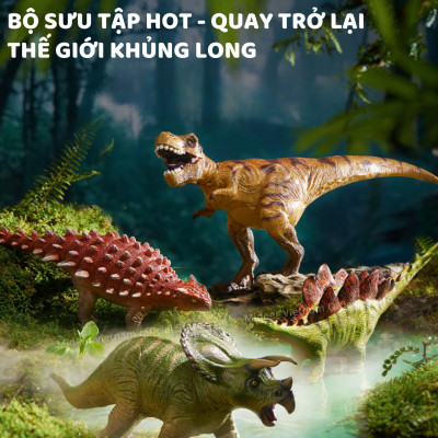 Mô hình khủng long cao su T-rex Spinosaurus Mideer Queen sized Simulated Dinosaur
