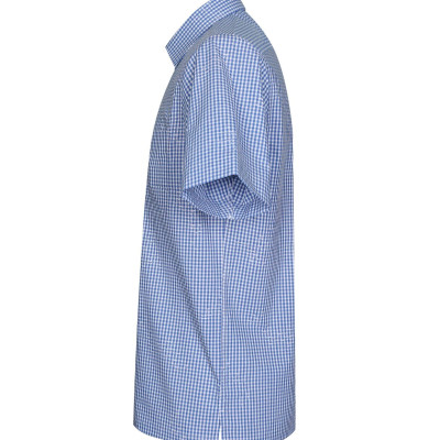 Áo sơ mi nam KHATOCO ngắn tay caro A1MN498T2-CNCR554-2607-N