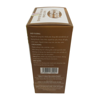 Hộp/60 viên nang - viên uống kích thích mọc tóc, giúp đen tóc, mượt tóc, giảm tình trạng rụng tóc HEALTHY HAIR