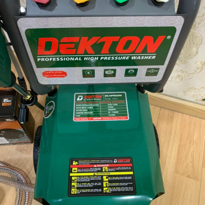 MÁY RỬA XE CÔNG NGHIỆP CHỈNH ÁP CÔNG SUẤT 2500W/150 BAR DEKTON DK-HPW2500 - HÀNG CHÍNH HÃNG