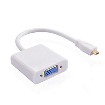 SOAIY Cáp chuyển MICRO HDMI ra VGA adapter - Hàng Nhập Khẩu