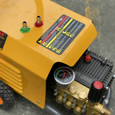 Máy rửa xe chỉnh áp cao cấp 2000W Jetman JET2000S New (tặng bộ 3 khớp nối Tolsen 57120)