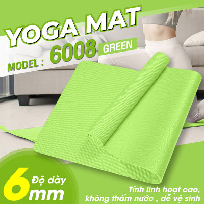 Thảm Tập Yoga 6MM cao cấp , chống trượt TPE, thảm Tập Gym và Yoga Chuyên Nghiệp
