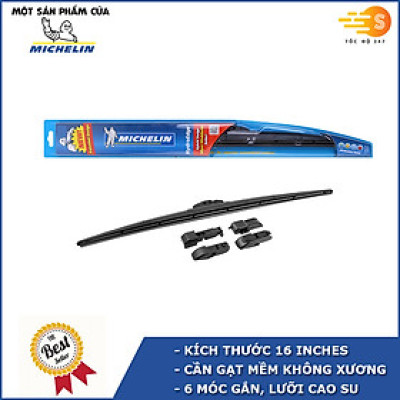 Cần gạt mưa mềm cao cấp  Michelin 1013xx - Nhiều kích thước