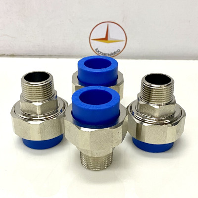 Khớp nối sống (rắc co) ren ngoài PPR 25 x 3/4 Bình Minh_1 cái