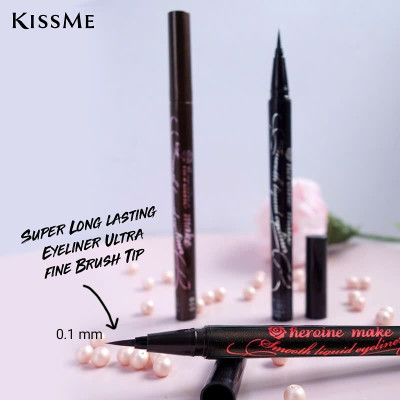 Bút Kẻ Mắt Nước Siêu Chống Trôi Nét Siêu Sắc Mãnh Màu Nâu Kissme Heroine Make Smooth Liquid Eyeliner Super Keep 0.1 G
