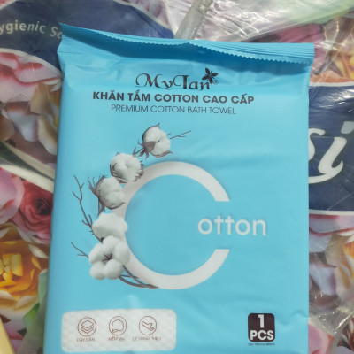 Khăn tắm du lịch đa năng Mylan chất liệu 100% Cotton, siêu thấm hút, nhỏ gọn đa năng tiện dụng, kích thước 70x140cm
