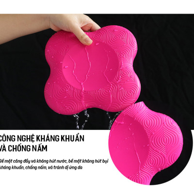 Sét 2 Đệm Kê Bảo Vệ Đầu Gối , Đầu , Khủy Tay Tập Gym Yoga Pilates Thể Dục - YOGA KNEE PAD