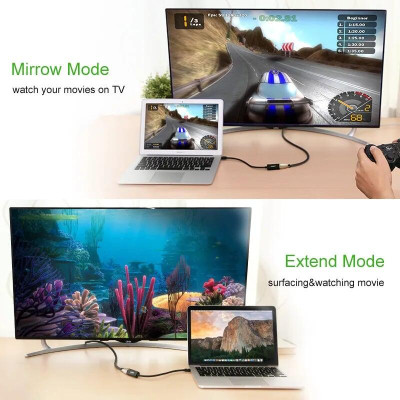 Ugreen UG10460MD112TK 18CM màu Trắng Cáp chuyển đổi Mini DP sang HDMI hỗ trợ phân giải 1920x1080 - HÀNG CHÍNH HÃNG