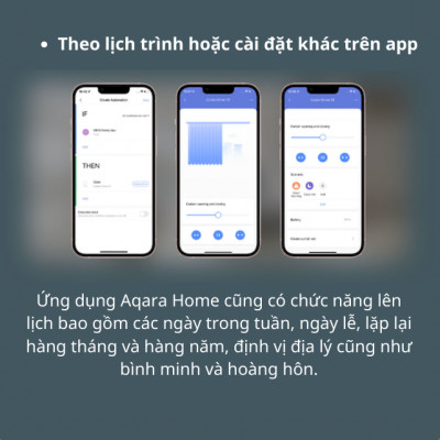 [Quốc tế] Bộ kéo rèm thông minh Aqara Curtain Driver E1 (Ray Thẳng/Ray Tròn) Dùng Pin Zigbee 3.0 - Hàng Chính Hãng - Support HomeKit, Alexa, Google Assistant and IFTTT