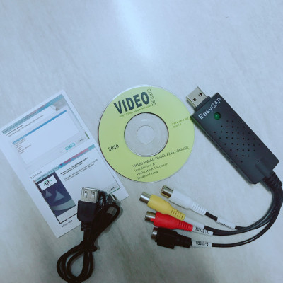 EASYCAP Chuyển từ USB ra AV - Svideo, Lưu hình từ Camera- HÀNG NHẬP KHẨU