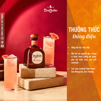 Hộp quà Rượu Don Julio Reposado Tequila 38% 750ml