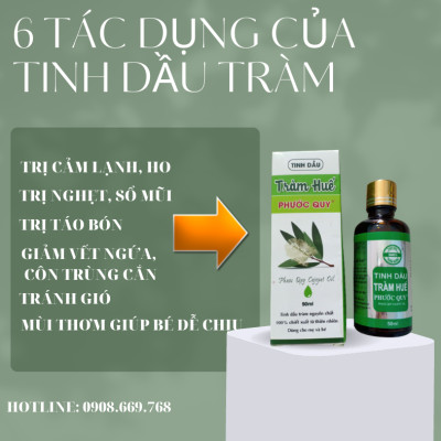 Tinh Dầu Tràm Huế Phước Quy Đặc Biệt Nguyên Chất