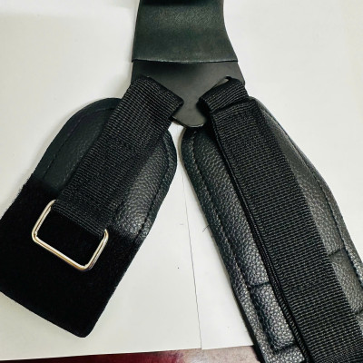 Quấn Cổ Tay Da Tập Xà Đơn Có Móc Thép,Găng Tay Có Móc Thép Nâng Tạ,móc Thép sơn tỉnh điện bọc đệm Nhám