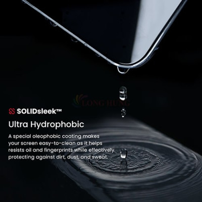 Dán màn hình cường lực Full viền chống vân tay Zeelot SOLIDsleek dành cho iPhone 13 Series (hỗ trợ Kit dán) - Hàng chính hãng