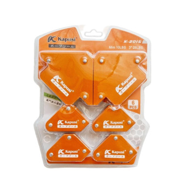 Bộ 6 ke góc nam châm kapusi 2 ke góc 25LBS và 4 ke góc mini 10LBS