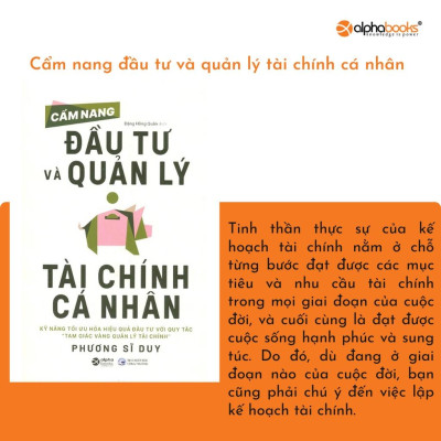 Sách Cẩm nang đầu tư và quản lý tài chính cá nhân