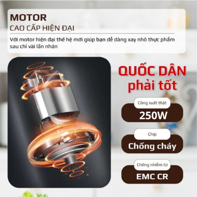 Máy xay thịt, máy xay tỏi ớt đa năng SOKANY SK-06009 nhỏ gọn dung tích 700ml, nhỏ gọn dễ dàng sử dụng và vệ sinh -HÀNG CHÍNH HÃNG