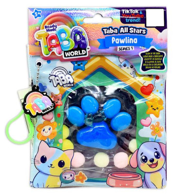Đồ Chơi Móc Khóa Squishy - Taba World 855004-6L - Đệm Chân Mèo