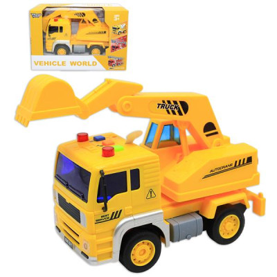 Đồ Chơi Mô Hình Xe Xúc Công Trình Chạy Trớn Có Đèn Và Âm Thanh - Vecto VT511C