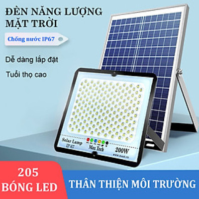 Đèn năng lượng mặt trời MAXTECH bóng to 150w, 200w, 250w, 300w - Công suất lớn, Tiết kiệm điện- D1370