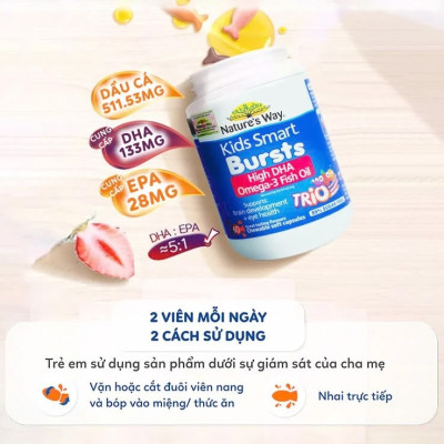 Viên Nhai DHA Cho Bé Nature