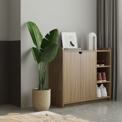 [Happy Home Furniture] CIRCLE, Tủ giày nhiều ngăn, 90cm x 34cm x 80cm ( DxRxC), TCM_069