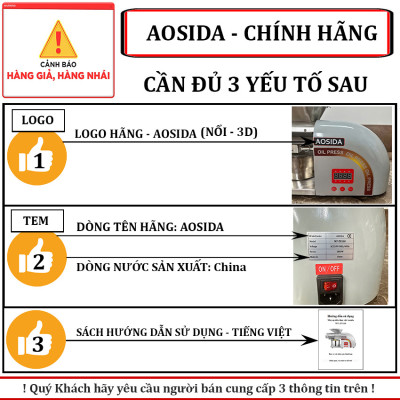 Máy ép dầu thực vật nóng và lạnh thương hiệu Anh Quốc cao cấp Aosida WF-ZN168 - Công suất 1800W - Hàng Chính Hãng