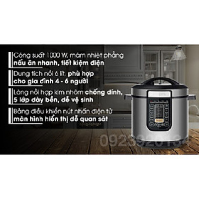 Nồi áp suất điện  Philips HD2137 - Hàng chính hãng