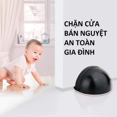 Chặn Cửa Bán Nguyệt Lựa Chọn, Chặn Cửa Thông minh, Chặn Cửa Đa Năng, Chặn Cửa Phòng, Chặn Cửa Trẻ Em, Sử Dụng Miếng 3M Gắn Sàn Không Khoan Sàn, Giá Rẻ. TakyHome 1100