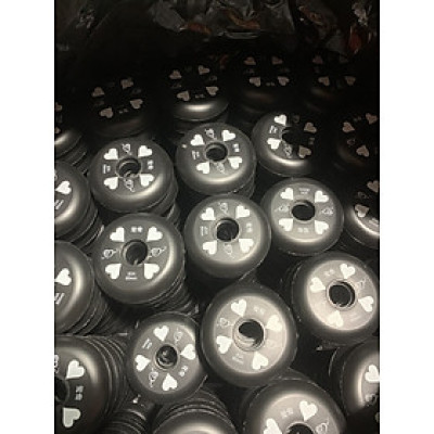 Bánh xe patin cao su siêu đặc loại tốt bánh trái tim