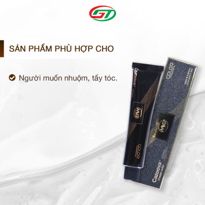 Thuốc Nhuộm Tóc cân bằng và phủ bạc cao cấp, màu nhuộm CAZOOVA 100ML
