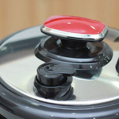 Nồi Áp Suất Đa Năng Sunhouse DNDSHD1552 - 5L (Đỏ Đen) - Hàng chính hãng