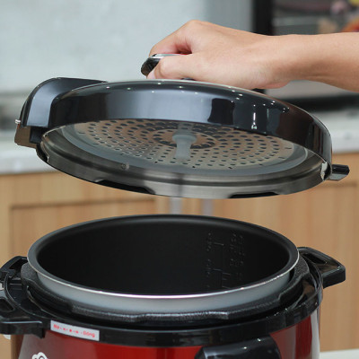 Nồi Áp Suất Đa Năng Sunhouse DNDSHD1552 - 5L (Đỏ Đen) - Hàng chính hãng