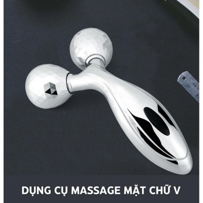 (Tổng kho) Con Lăn massage mặt, thanh lăn matxa 3D cao cấp Massage cơ thể: mặt, cánh tay, chân, mông và lưng