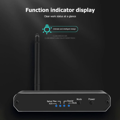 ROGTZ - Bộ thu phát Bluetooth 5.0 D09 Hỗ trợ A2DP AVRCP Kết nối đa dạng Android/IOS/PC/Laptop/Tablet/Máy chơi game Optical analog Coaxial AV3.5 Nhỏ gọn Dễ sử dụng Hàng Chính Hãng
