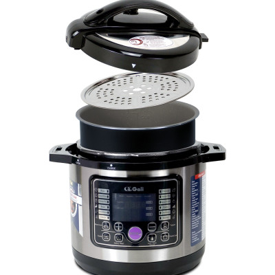 Nồi Áp Suất Điện Gali GL-1606B. Dung tích 6L, nồi đa năng 12 chức năng nấu. Thiết kế hiện đại, nhỏ gọn. Hàng chính hãng bảo hành 24 tháng.