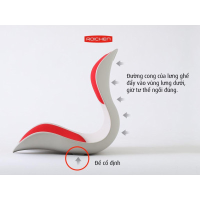 Ghế chỉnh dáng ngồi đúng - Roichen Hàn Quốc (Made in Korea). Combo cho gia đình.
