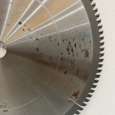 (có vết rỉ) LƯỠI CẮT NHÔM 120 RĂNG đường kính phi Ø 355mm KYNKO MGG355120N